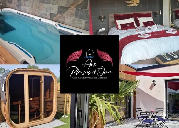 Escapade Romantique à Omer-espace Totalement Privatisé Avec Terrasse *